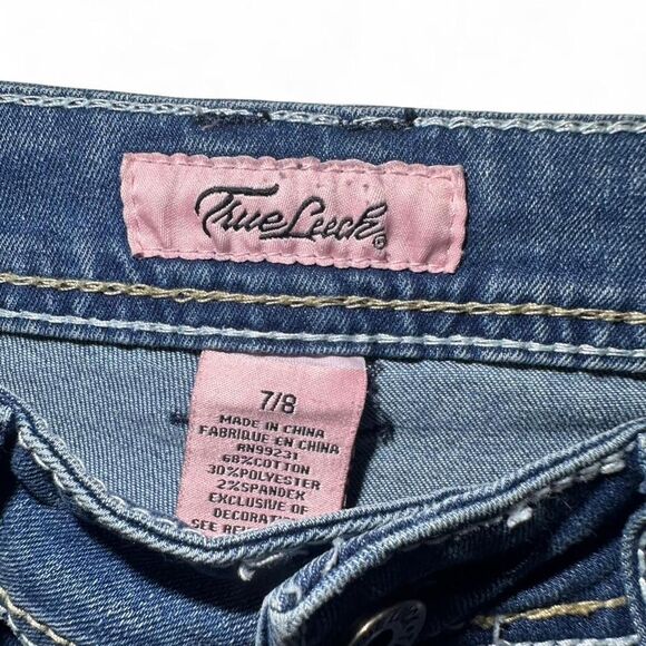 Women's Blue Skinny Jeans - Picture 3 of 4